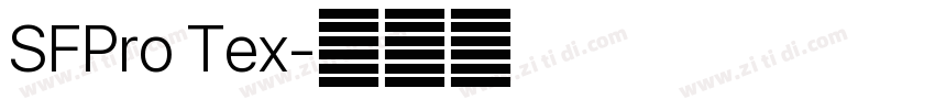 SFPro Tex字体转换